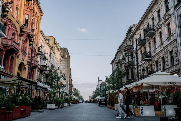 Apartmán Piotrkowska Mainstreet & Secure Lodž Exteriér fotografie
